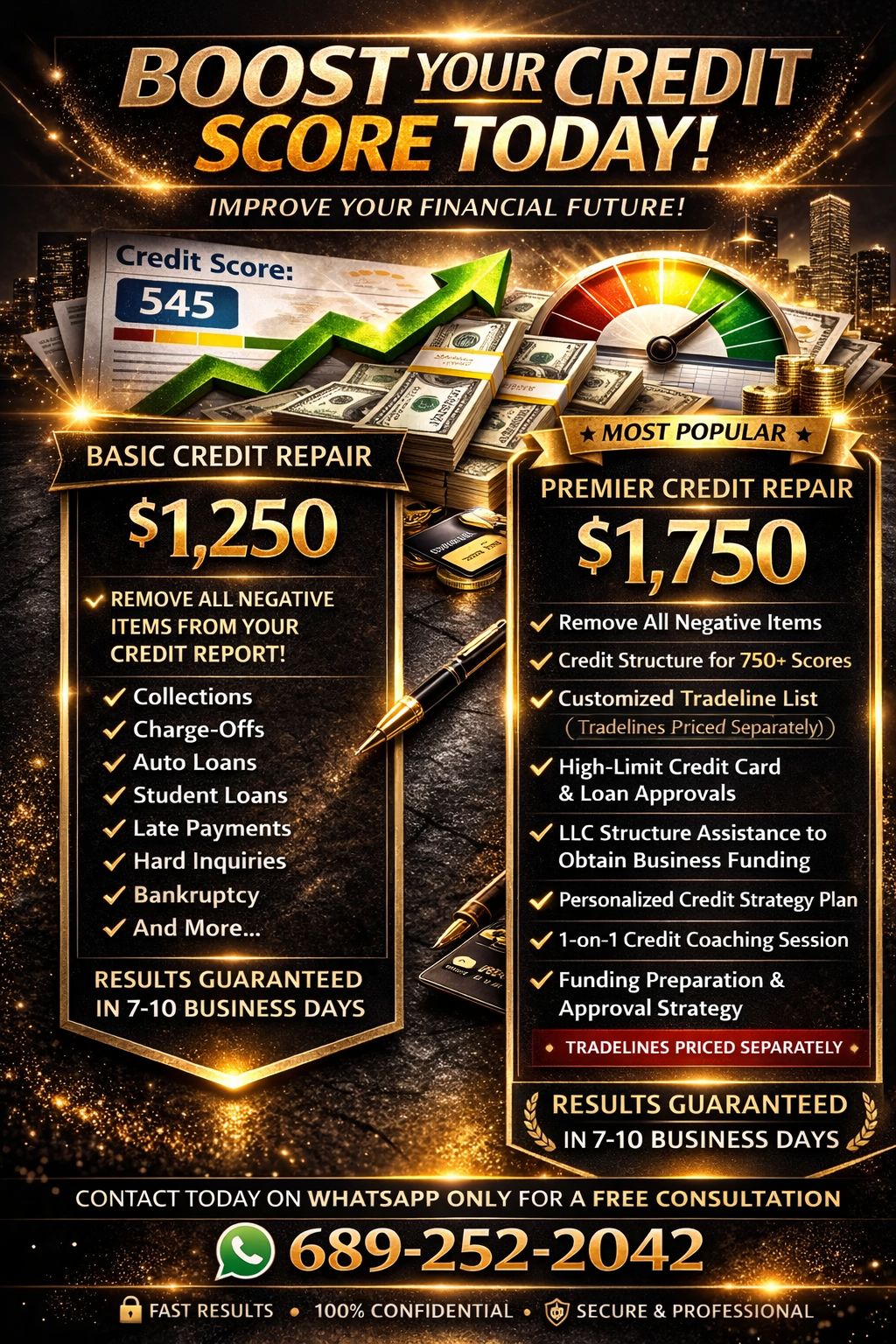 Ace credit repair services and pricing
